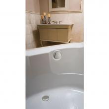 Geberit 151.551.21.1 - Geberit ready-to-fit set d52, for bathtub drain with turn handle, brass: chrom / glossy