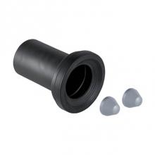 Geberit 152.425.46.1 - Geberit straight connector with sleeve and cover caps: D.90mm, chrom / matt