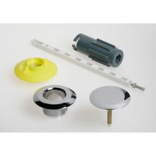 Geberit 241.725.21.1 - Geberit service set for bathtub drain with PushControl push actuation, plastic: chrom / glossy