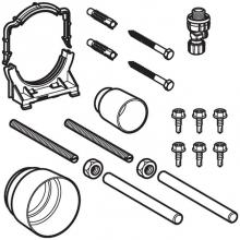 Geberit 242.421.00.1 - Installation accessories for Geberit Duofix element for wall-hung WC, pipe bracket with fastening