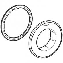 Geberit 242.963.KJ.1 - Geberit collar for Type 10 remote flush actuator, round, concealed actuator: Collar: white, Design