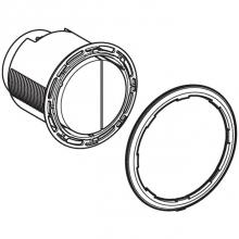 Geberit 243.398.KH.1 - Geberit actuator for type 10 remote flush actuation, pneumatic, round, for dual flush: chrom / glo