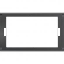 Geberit 115.623.QC.1 - Geberit cover frame for Sigma70 actuator plate, square: black chrome / polished