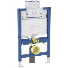 Geberit 111.018.00.2 - Geberit Duofix element for wall-hung WC, 82 cm, with Omega concealed cistern 12 cm, 4.8 / 3 litres