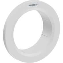Geberit 242.962.JQ.1 - Geberit collar for Type 01 remote flush actuator, round, furniture actuator: chrom / matt, easy-to