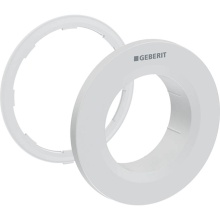 Geberit 242.961.JQ.1 - Geberit collar for Type 01 remote flush actuator, round, concealed actuator: chrom / matt, easy-to