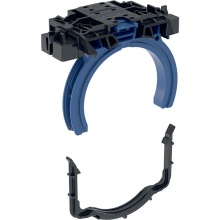 Geberit 246.186.00.2 - Geberit pipe bracket for connection bend for WC, fastening distance 125 mm, with toolless depth ad
