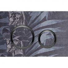 Geberit 115.651.00.1 - Geberit Sigma50 (ex Sigma21) actuator plate for dual flush, round, metal colour black chrome: Base