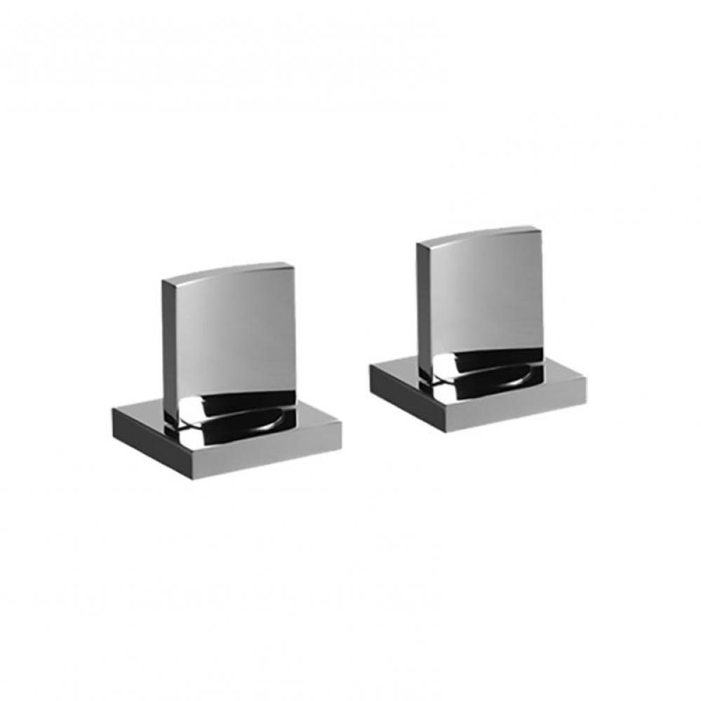 Sade/Targa/Luna Floor-Mounted Tub Filler Handle Set - Deck-Mounted