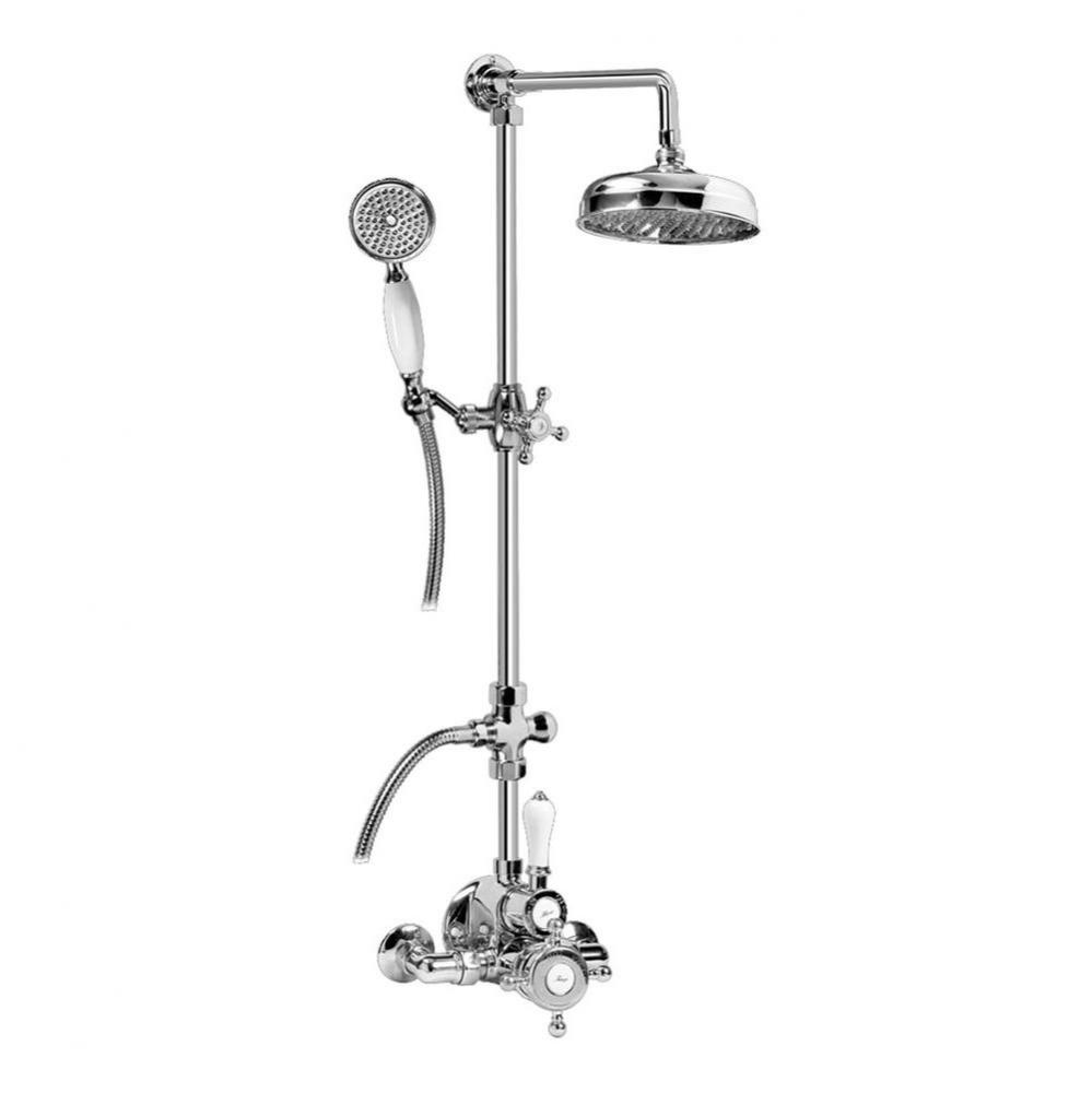 Adley Exposed Thermostatic Shower System w/Handshower (Rough and Trim)