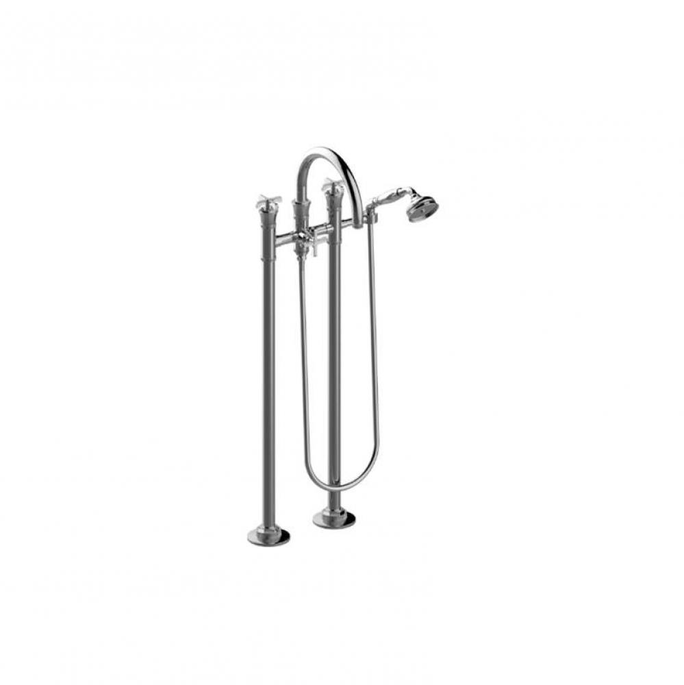 Vignola Floor-Mounted Tub Filler