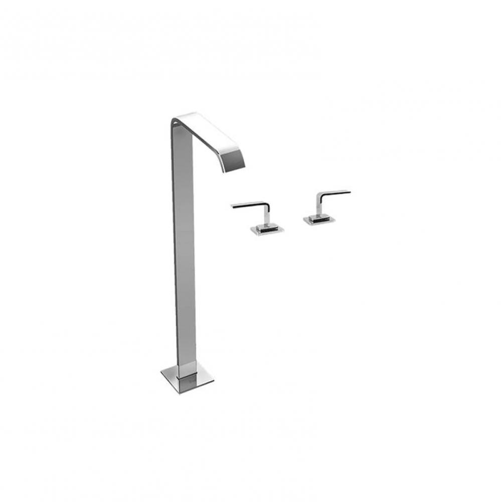 Immersion Floor-Mounted Tub Filler