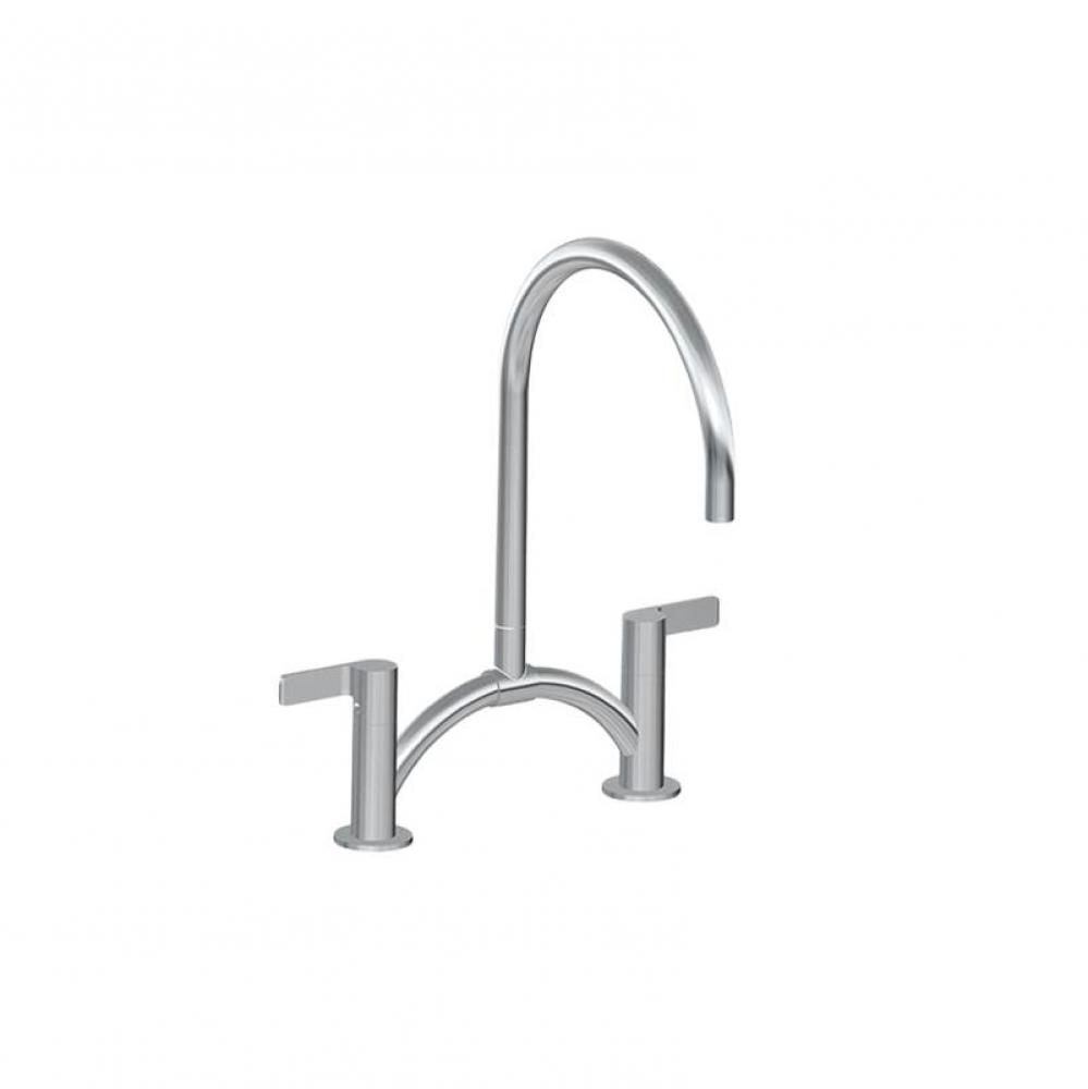 Contemporary Bridge Kitchen Faucet