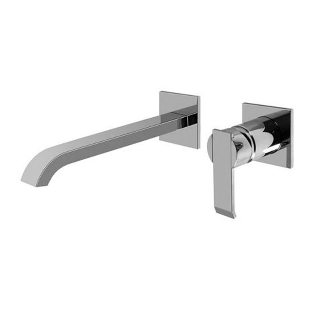 Qubic Wall-Mounted Lavatory Faucet w/Single Handle