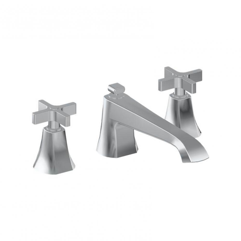Finezza DUE Roman Tub Set w/Cross Handle (Rough & Trim)