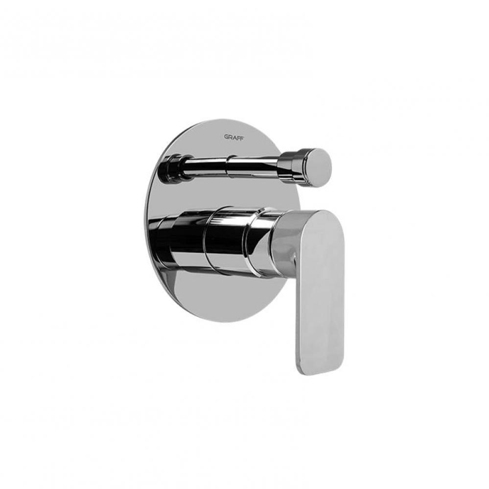 Sento Pressure Balancing Valve Trim with Handle and Diverter (Trim)