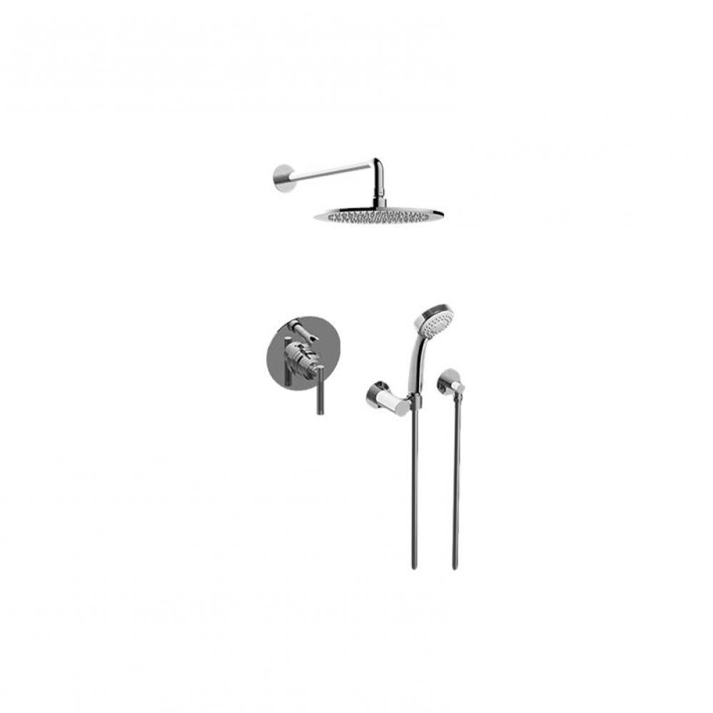 Contemporary Pressure Balancing Shower w/Handshower