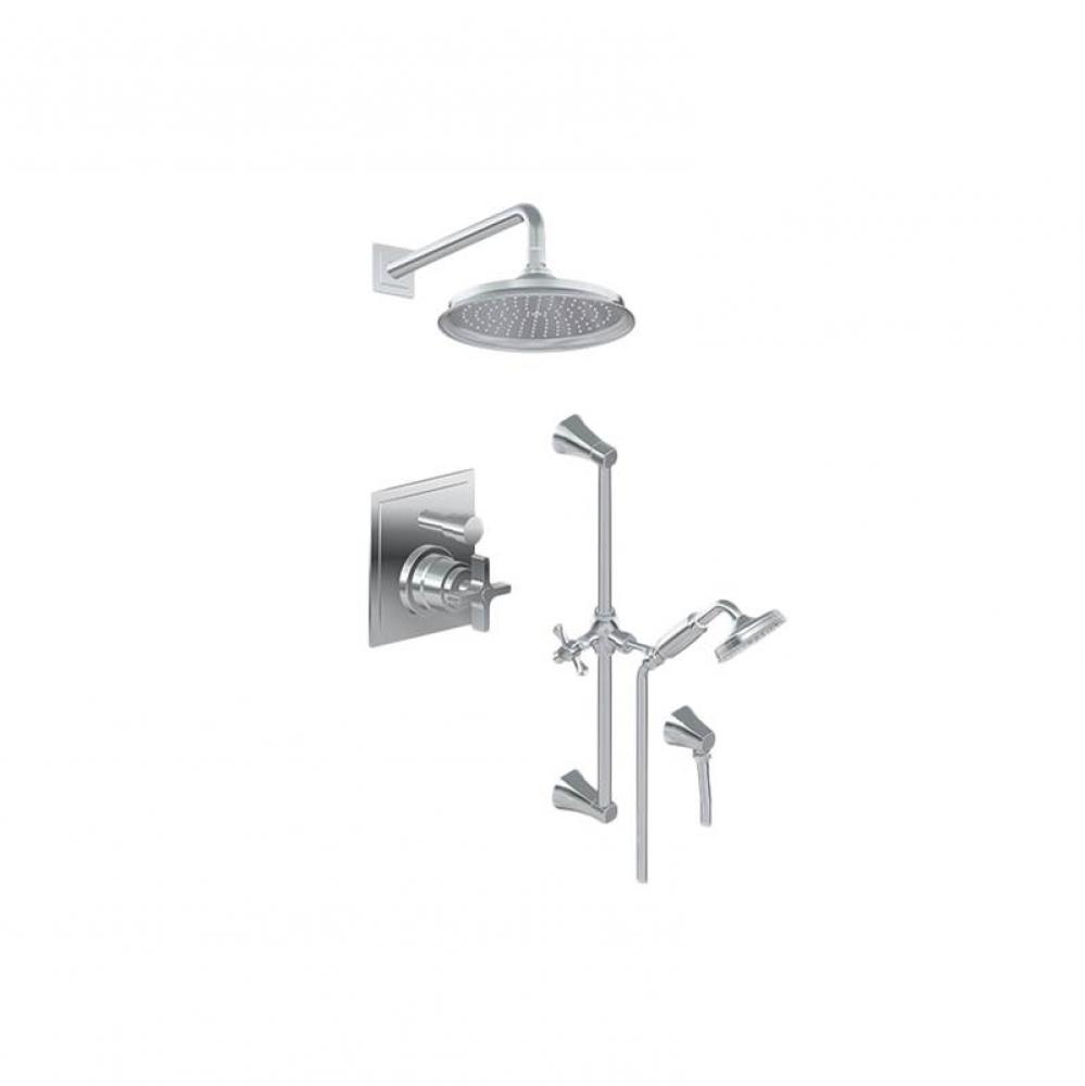 Contemporary Pressure Balancing Shower Set (Rough & Trim)