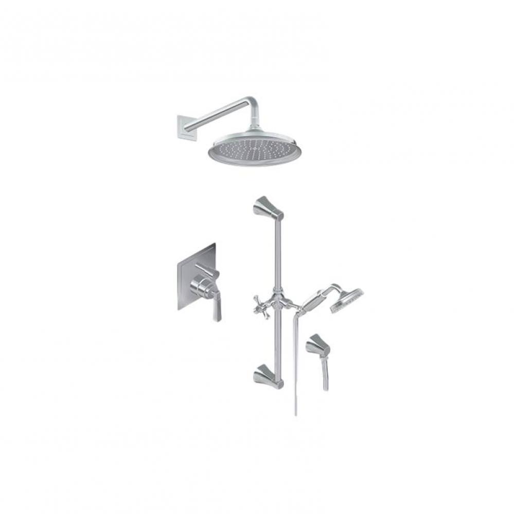 Contemporary Pressure Balancing Shower Set (Rough & Trim)
