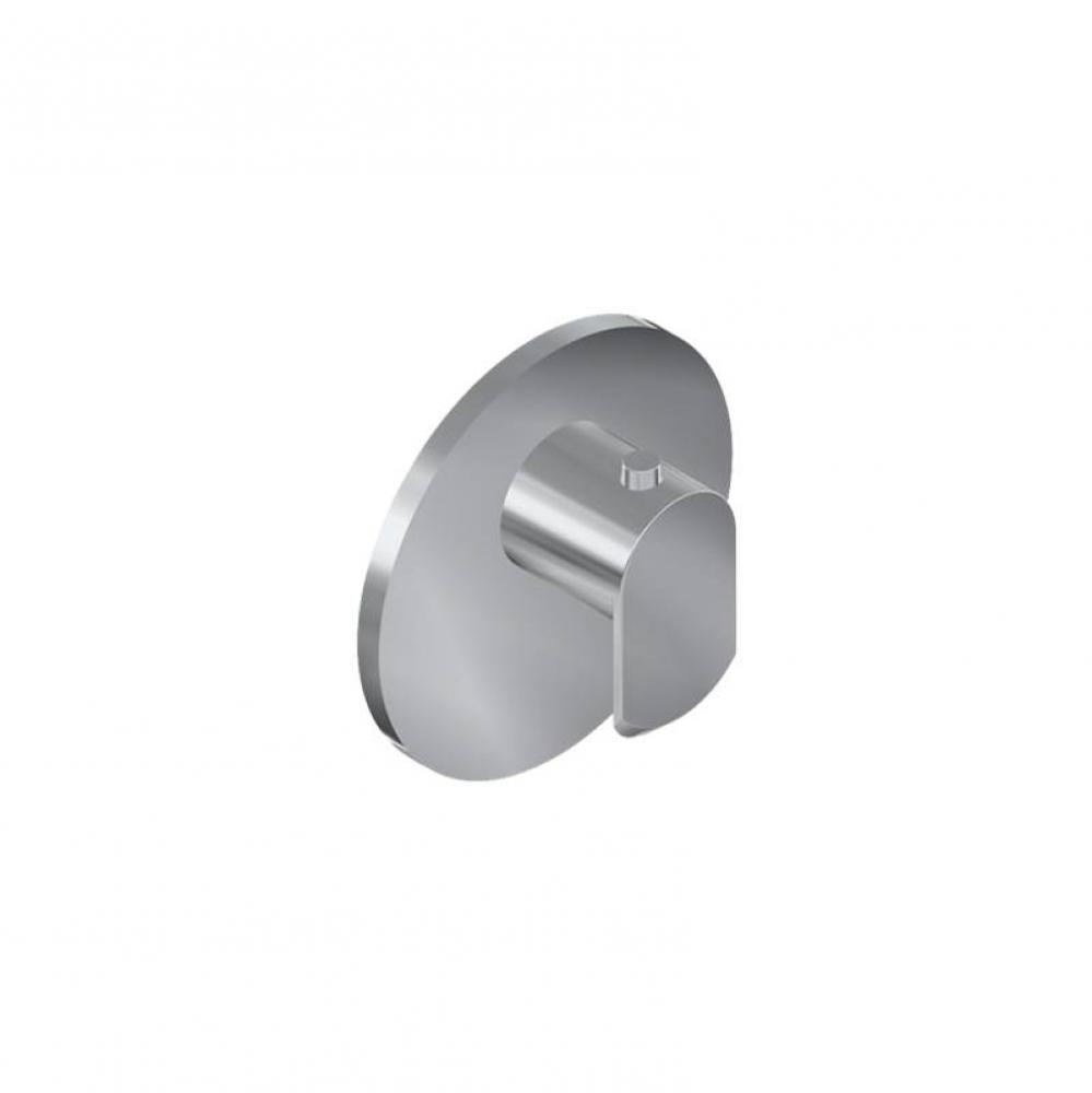 Phase Round M-Series Thermostatic Valve Trim Plate with Handle