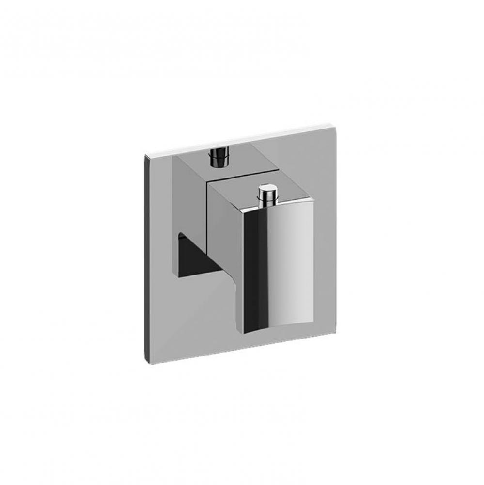 Sade/Targa Square M-Series Thermostatic Valve Trim Plate with Handle