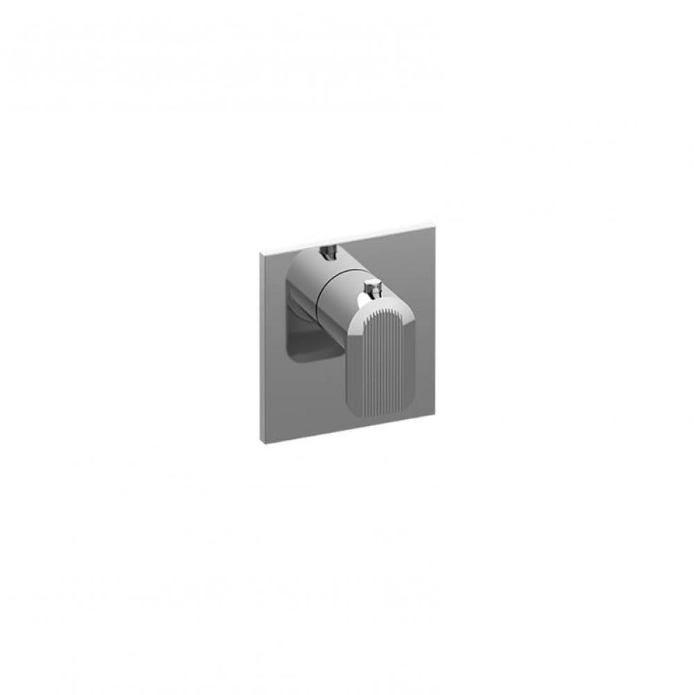 M-Series Square Thermostatic Valve Trim Plate and Handle