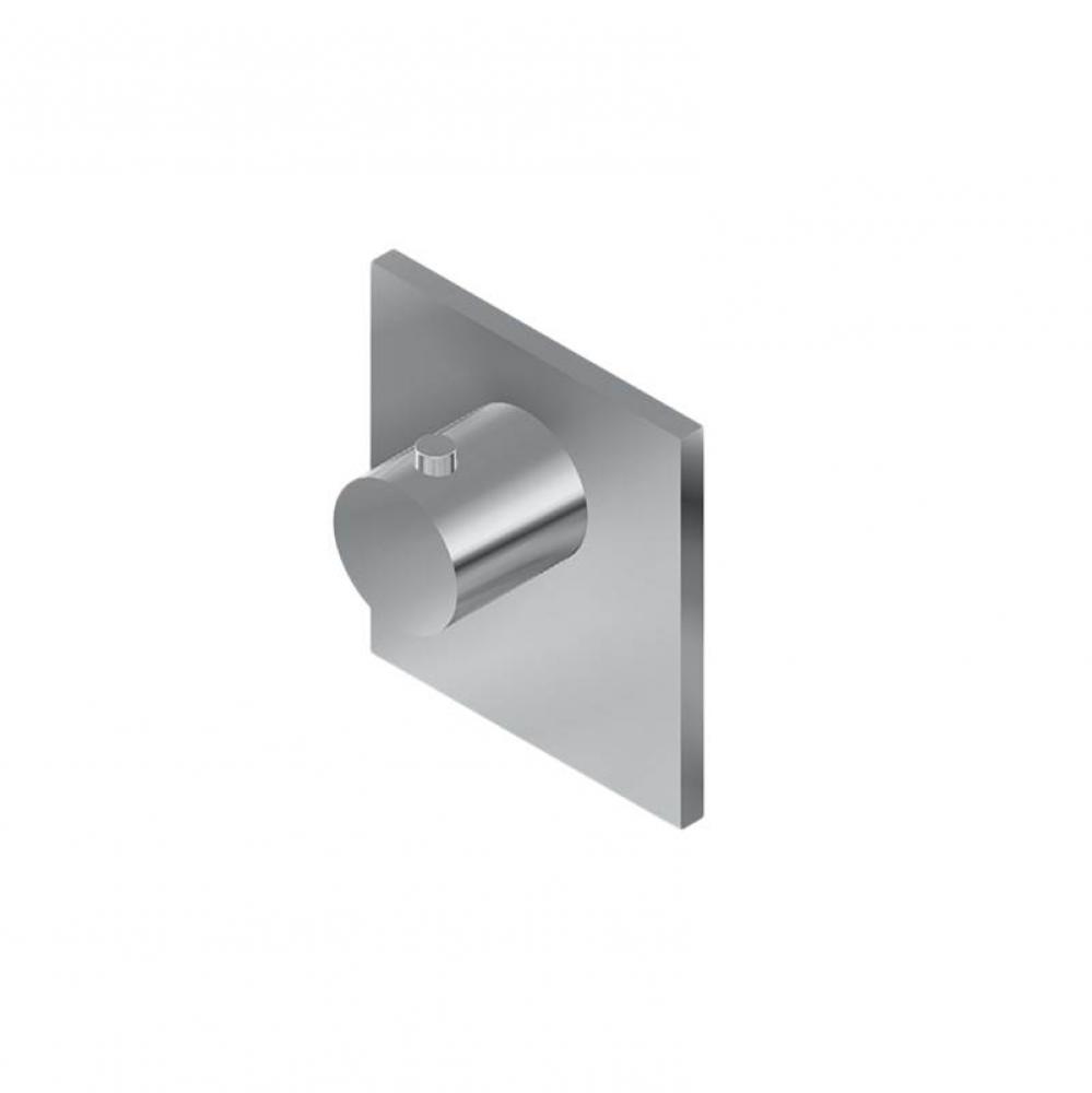 M-Series Square Thermostatic Valve Trim Plate and Handle