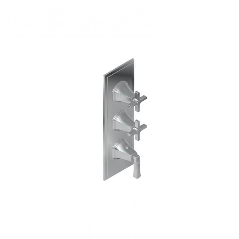 Finezza UNO M-Series Valve Trim with Three Handles