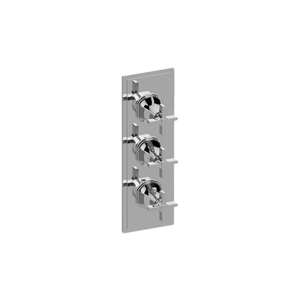 Finezza UNO M-Series Valve Trim with Three Handles