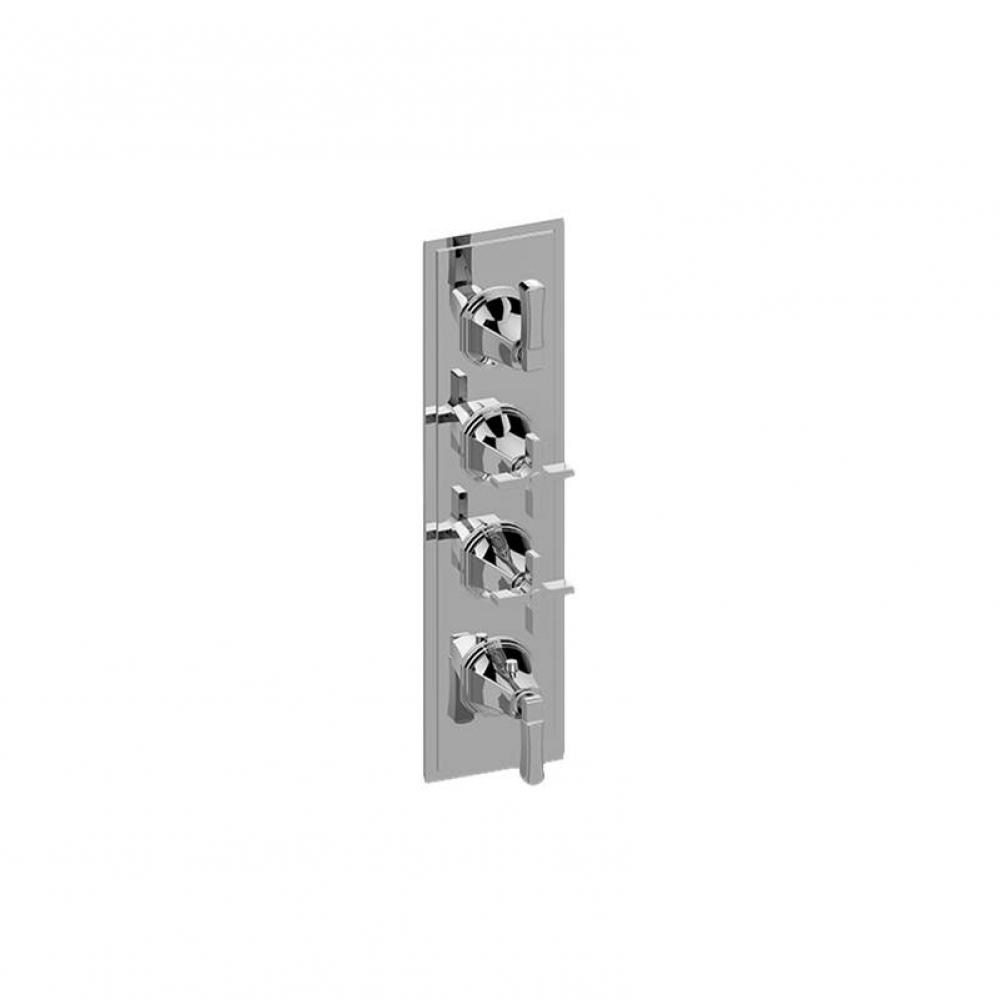 Finezza UNO M-Series Valve Trim with Four Handles