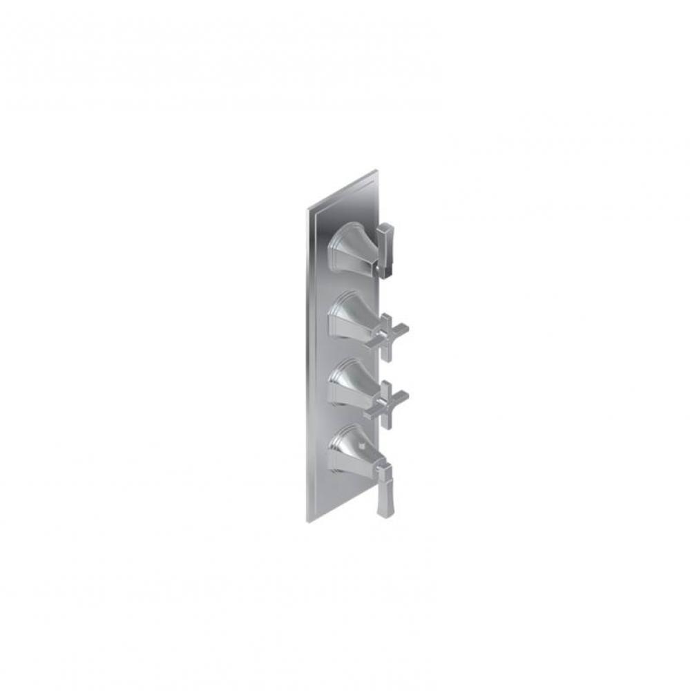 Finezza UNO M-Series Valve Trim with Four Handles
