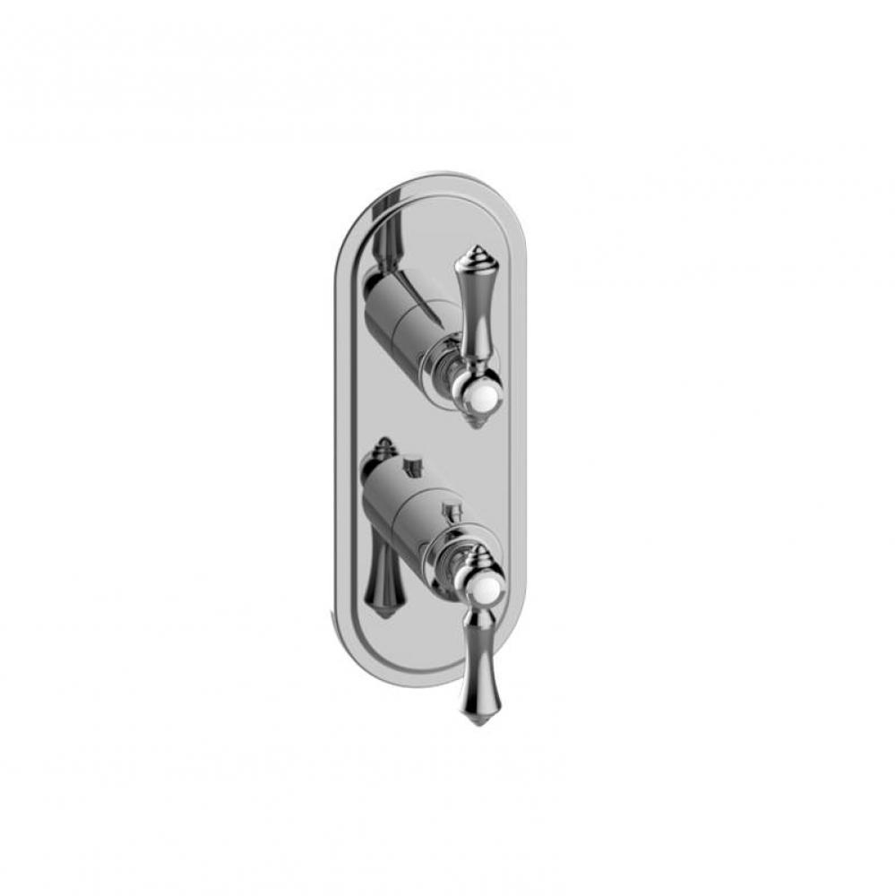 Adley Traditional M-Series Valve Trim with Two Handles
