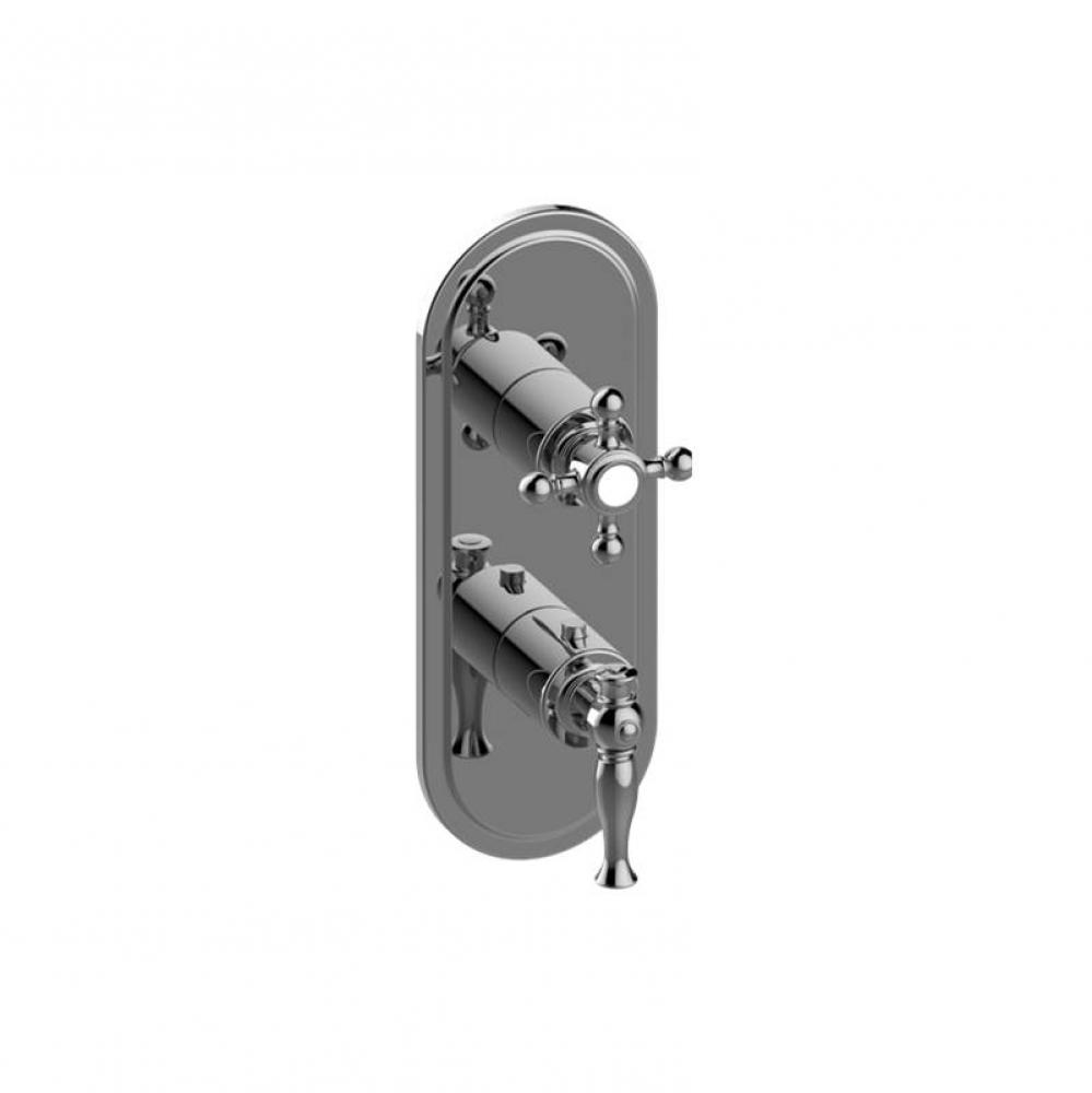 Lauren Traditional M-Series Valve Trim with Two Handles