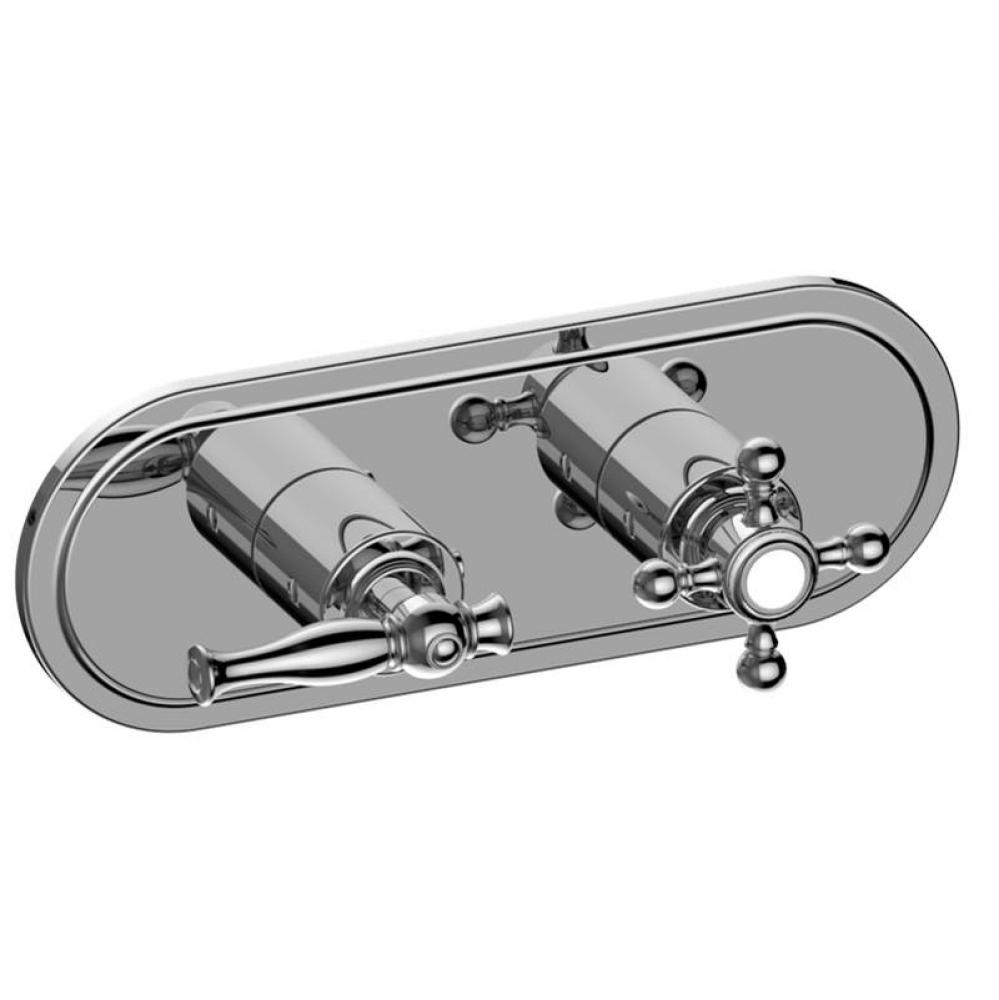 Lauren Traditional M-Series Valve Trim with Two Handles (Horizontal Orientation)
