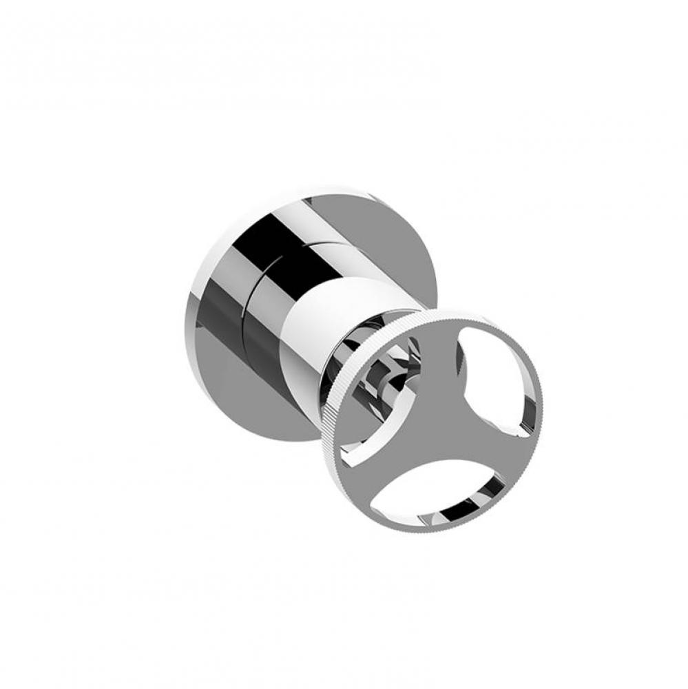 Harley Round M-Series 3-Way Diverter Valve Trim with Handle