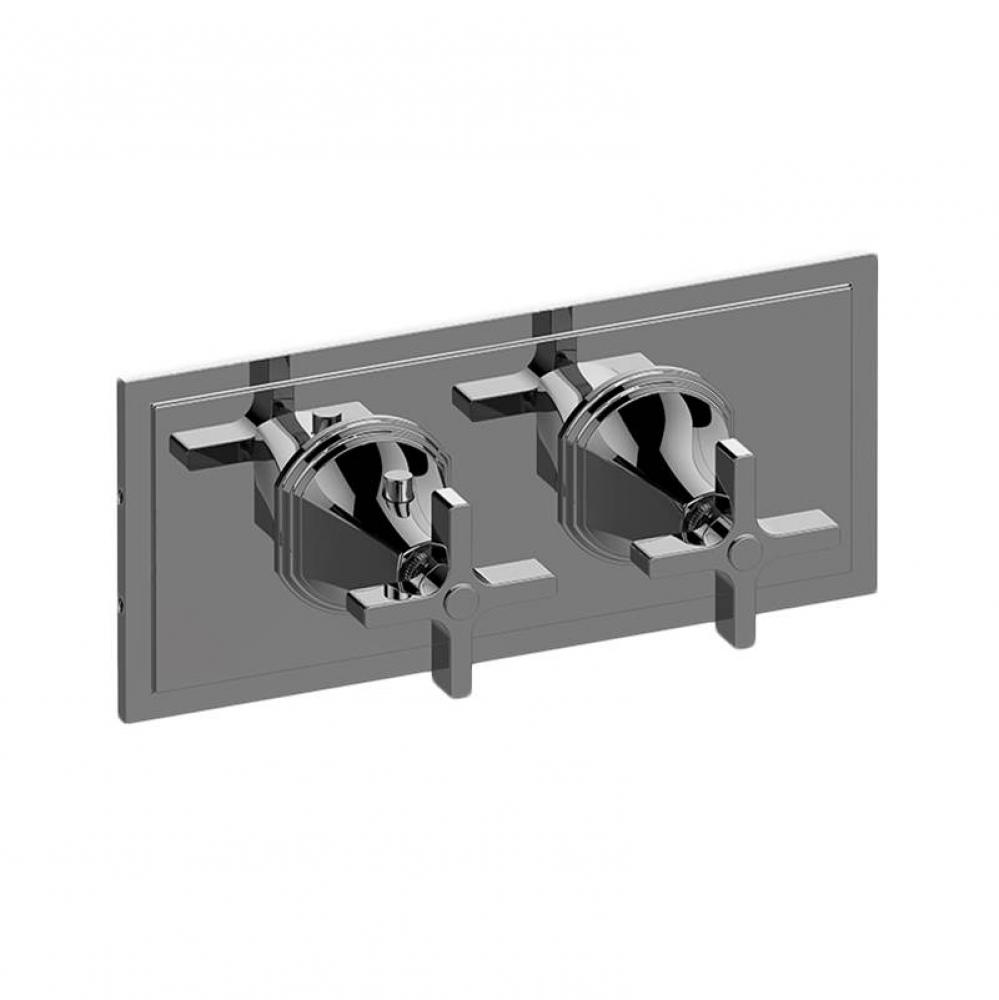 Finezza UNO M-Series Valve Trim with Two Handles (Horizontal Orientation)