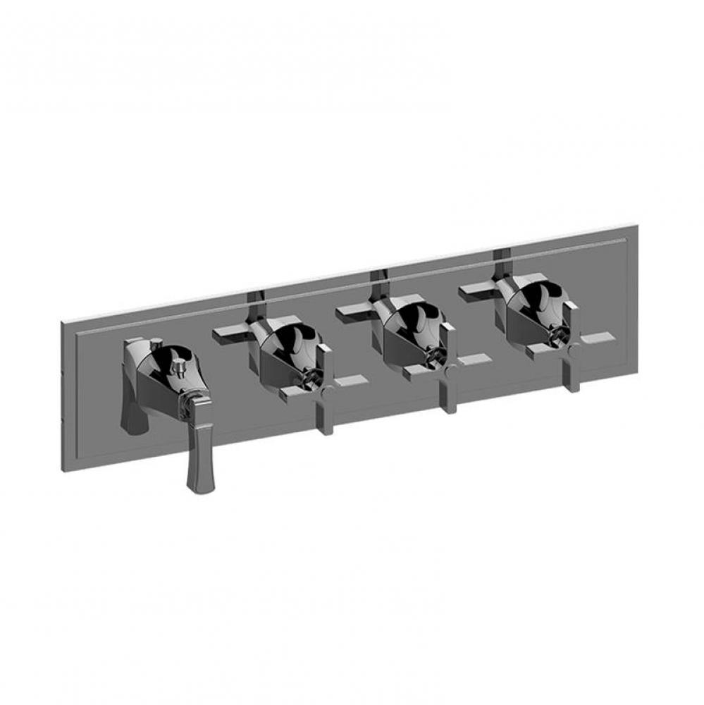 Finezza DUE Finezza DUE, Vignola M-Series Valve Trim with Four Handles (Horizontal Orientation)