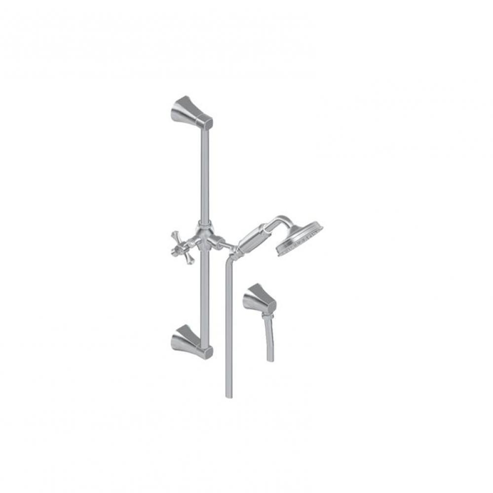 Finezza DUE Transitional Handshower with Wall-Mounted Slide Bar