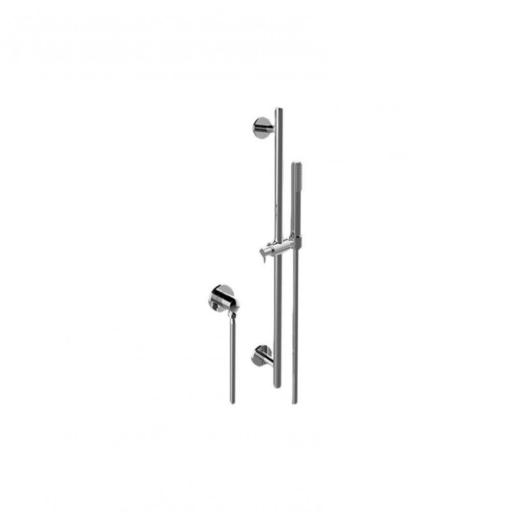Various Contemporary Handshower w/Wall-Mounted Slide Bar