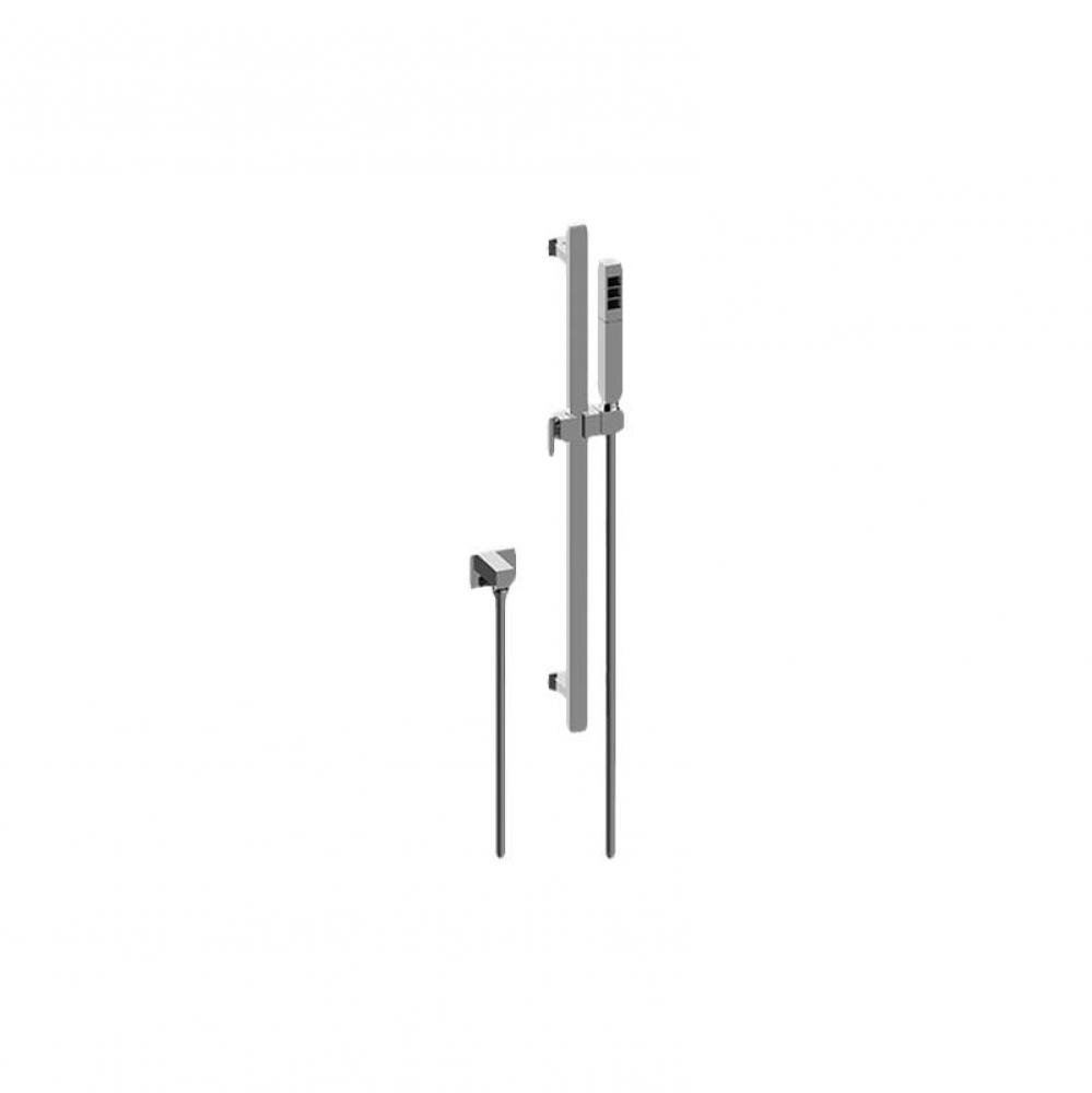 Various Contemporary Handshower w/Wall-Mounted Slide Bar
