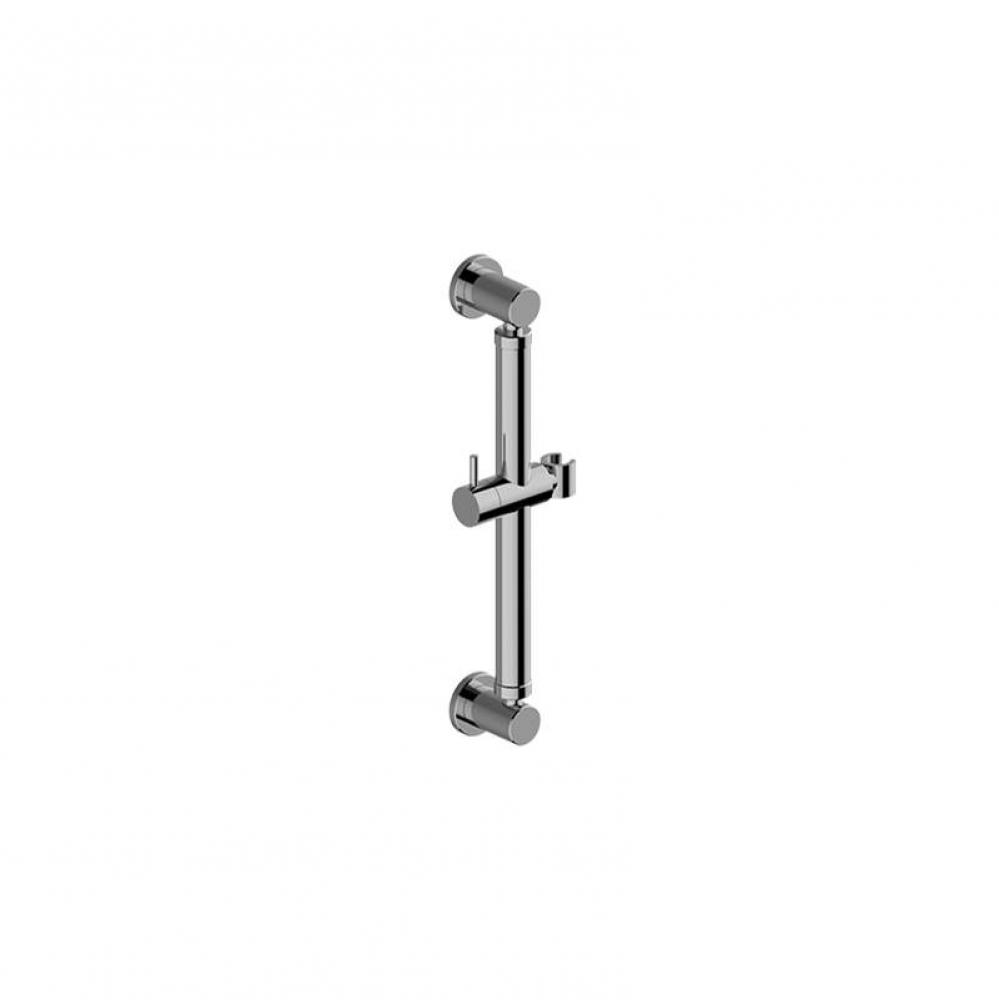 Round Grab Bar - 16'' w/handshower holder