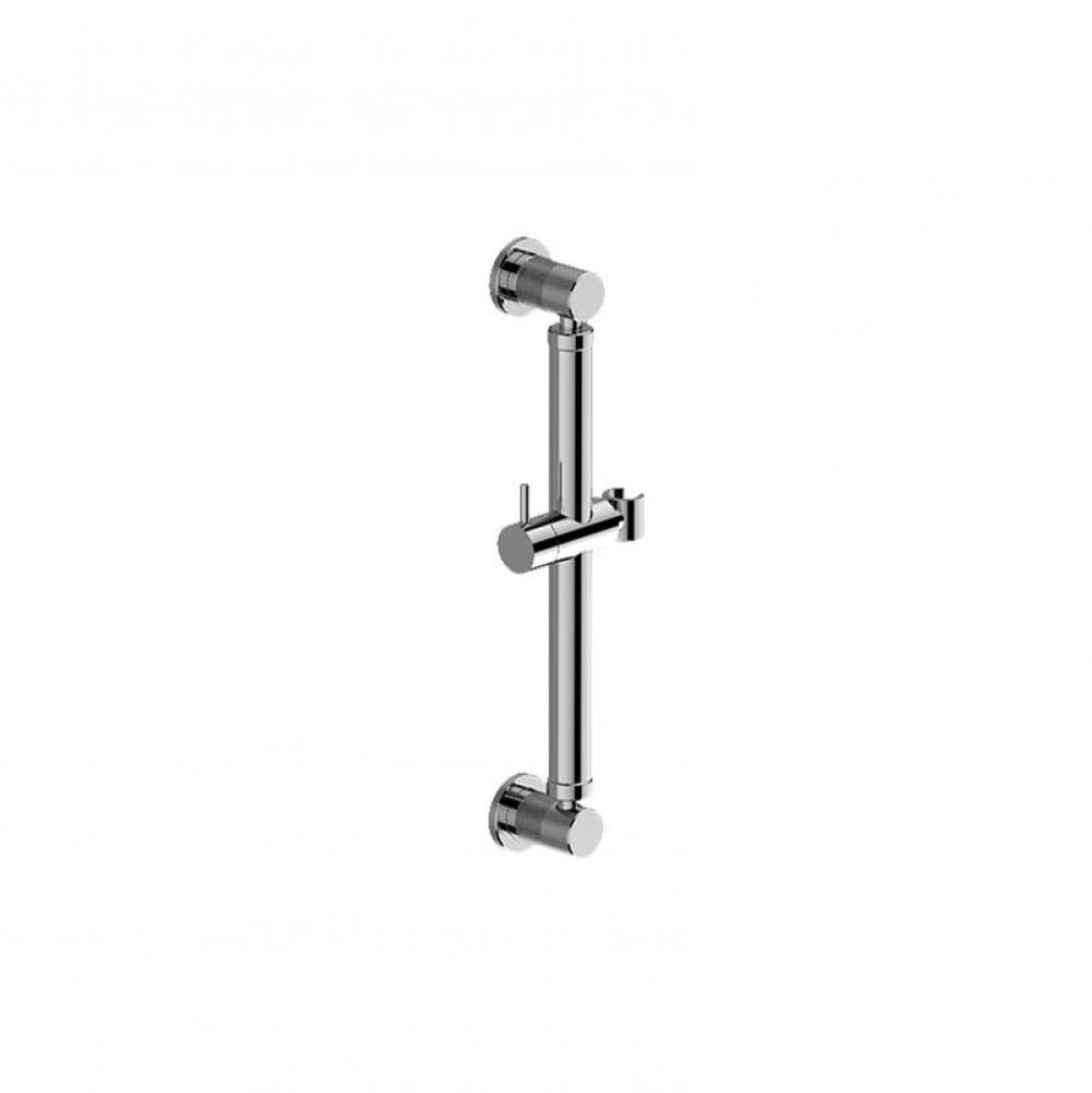 Harley Round Grab Bar - 16'' w/handshower holder