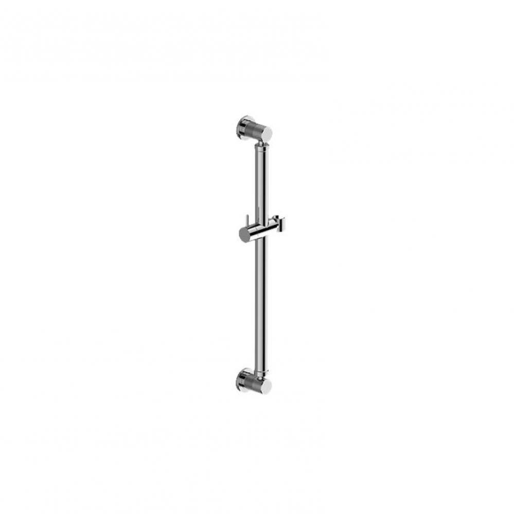 Harley Round Grab Bar - 24'' w/handshower holder