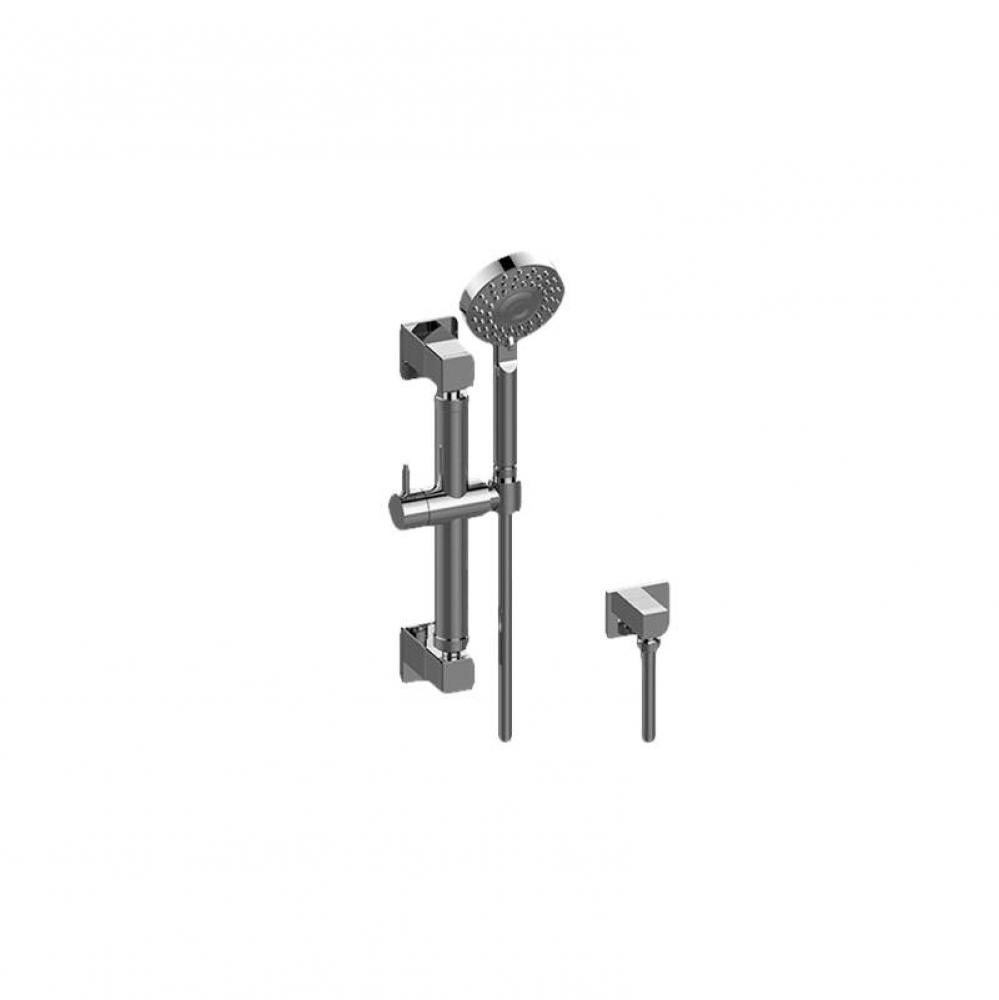 Various Multi-Function Handshower w/12'' Square Grab Bar