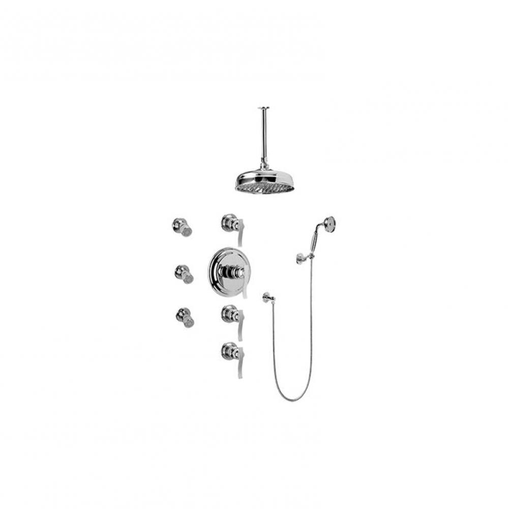 Bali Thermostatic Set w/Body Sprays & Handshower (Trim Only)