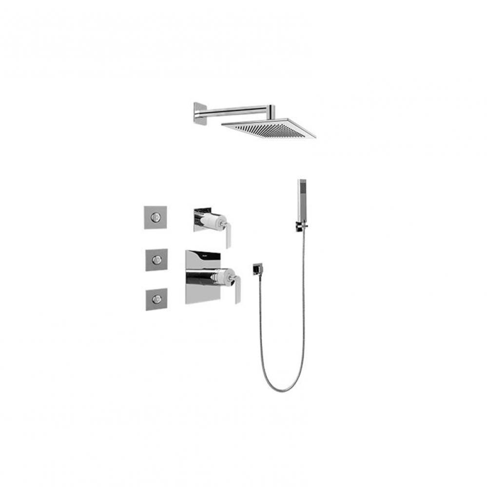 Full Thermostatic Shower System with Transfer Valve (Trim Only)
