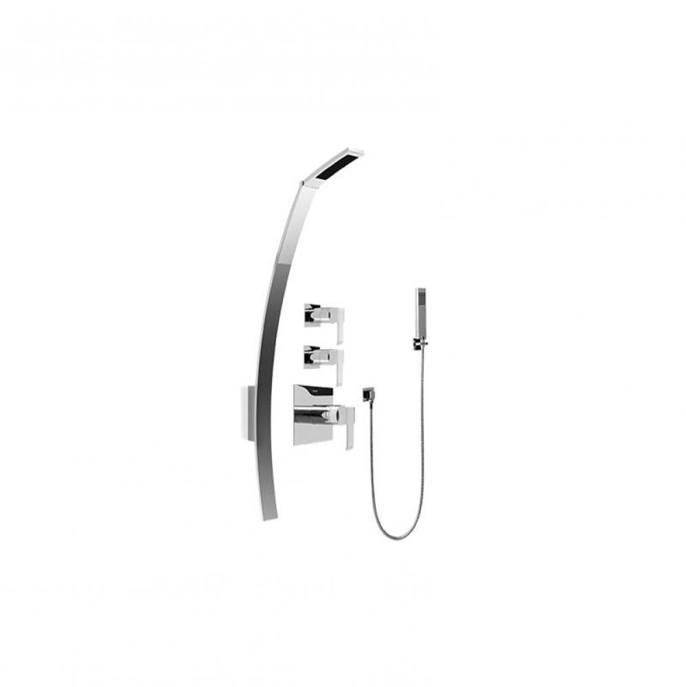 Luna Thermostatic Shower Set w/Handshower (Trim Only)