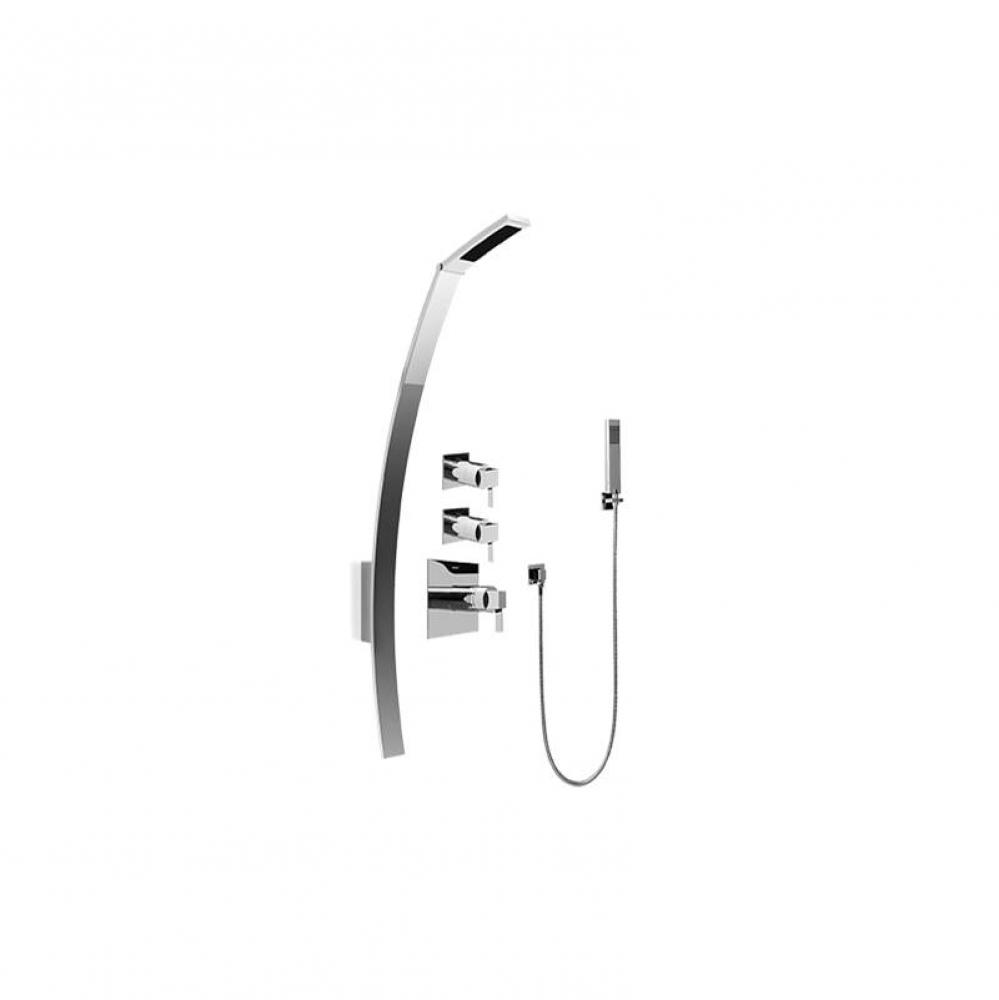 Luna Thermostatic Shower Set w/Handshower (Trim Only)