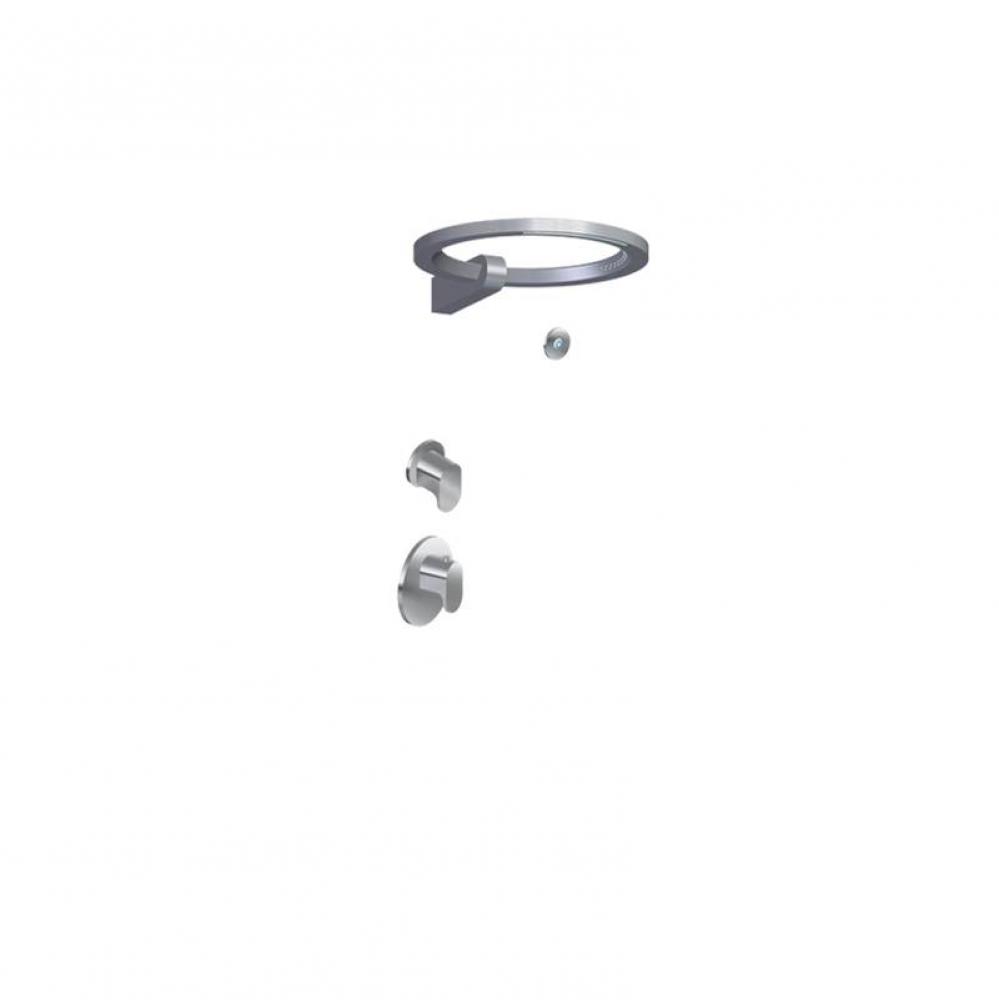 M-Series Thermostatic Set w/Ametis Ring and Diverter Valve (Rough & Trim)