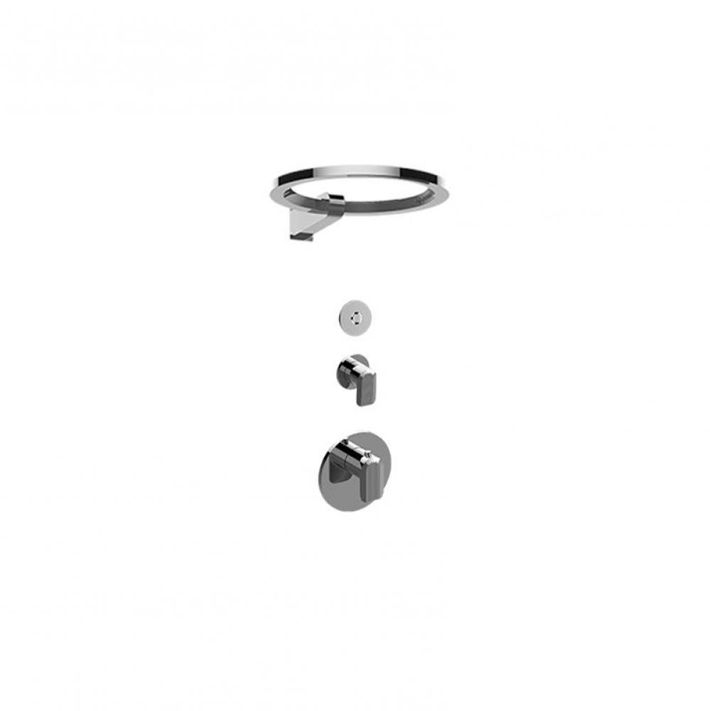 M-Series Thermostatic Set w/Ametis Ring and Diverter Valve (Trim Only)